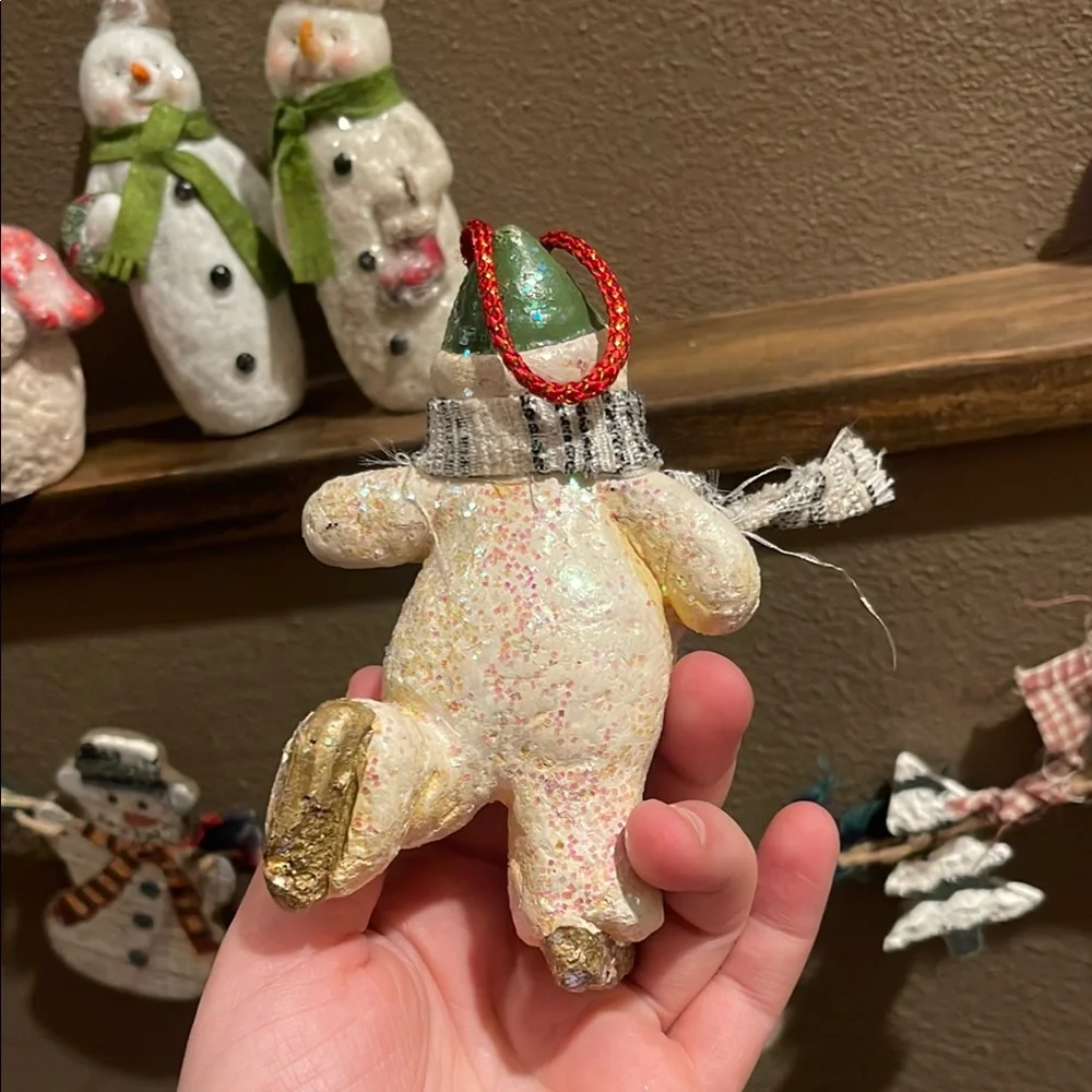 Vintage Festive Snowman Holiday Decor Lot